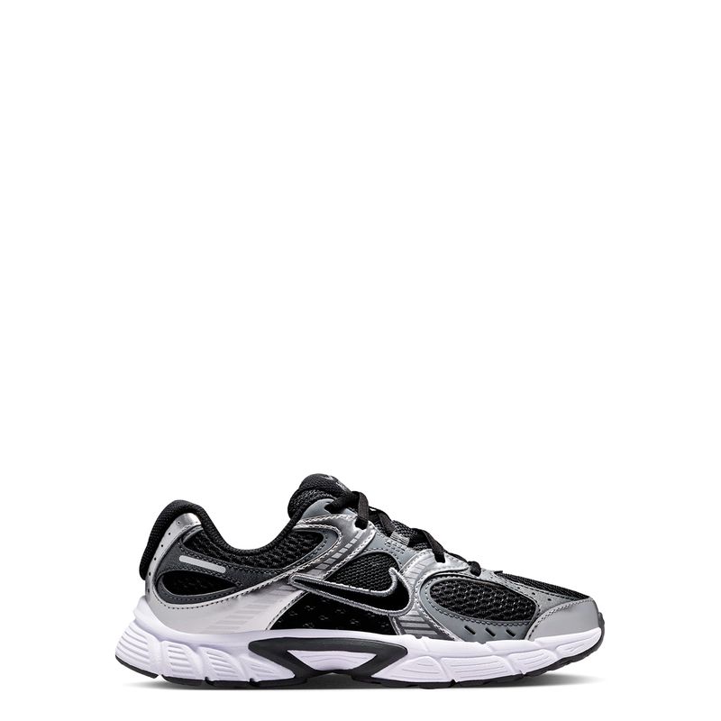 Medial side profile showing synthetic overlays and breathable mesh panels