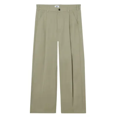 Front View Of OBEY Otis Pleated Pant.