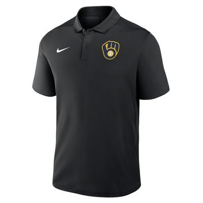 NIKE MILWAUKEE BREWERS VICTORY POLO SHIRT