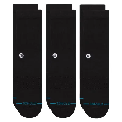 STANCE ICON 3-PACK CREW SOCKS