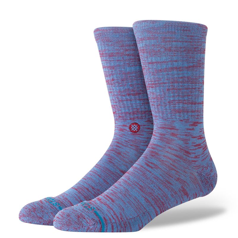STANCE MARLED COTTON CREW SOCKS