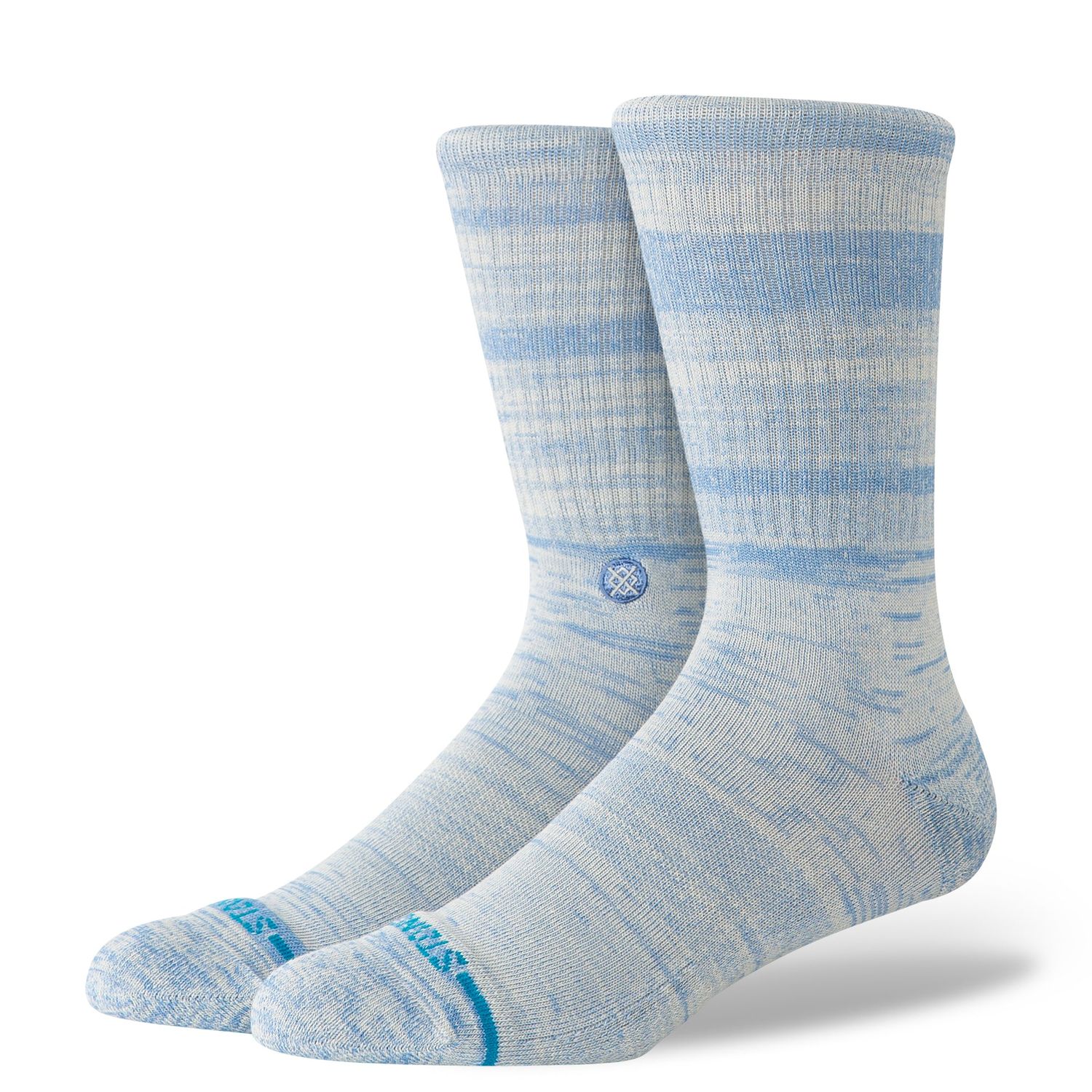 STANCE MARLED COTTON CREW SOCKS