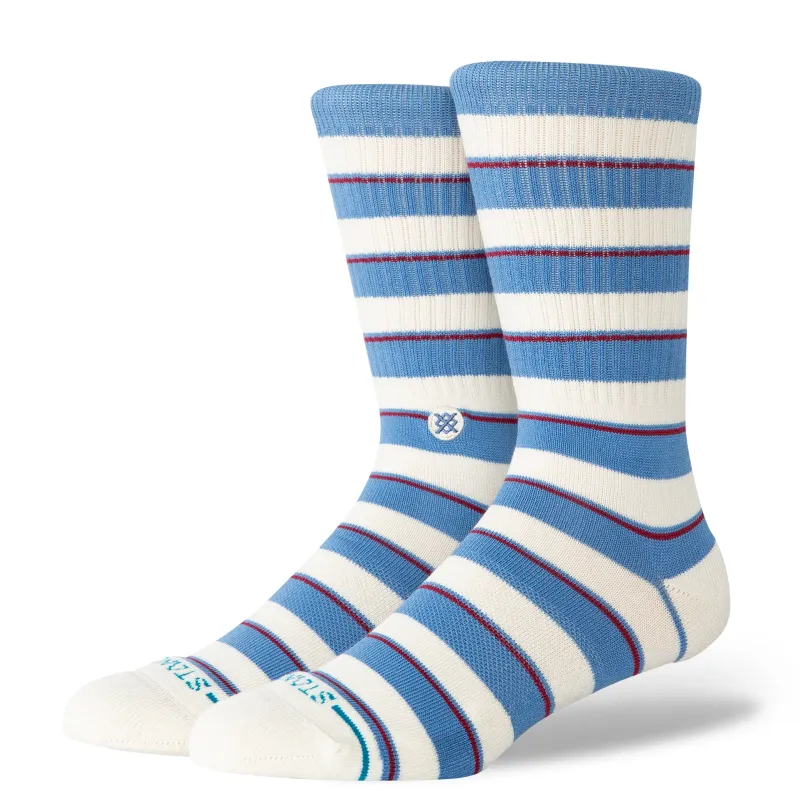 STANCE STRIPED IT COTTON CREW SOCKS
