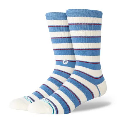 STANCE STRIPED IT COTTON CREW SOCKS
