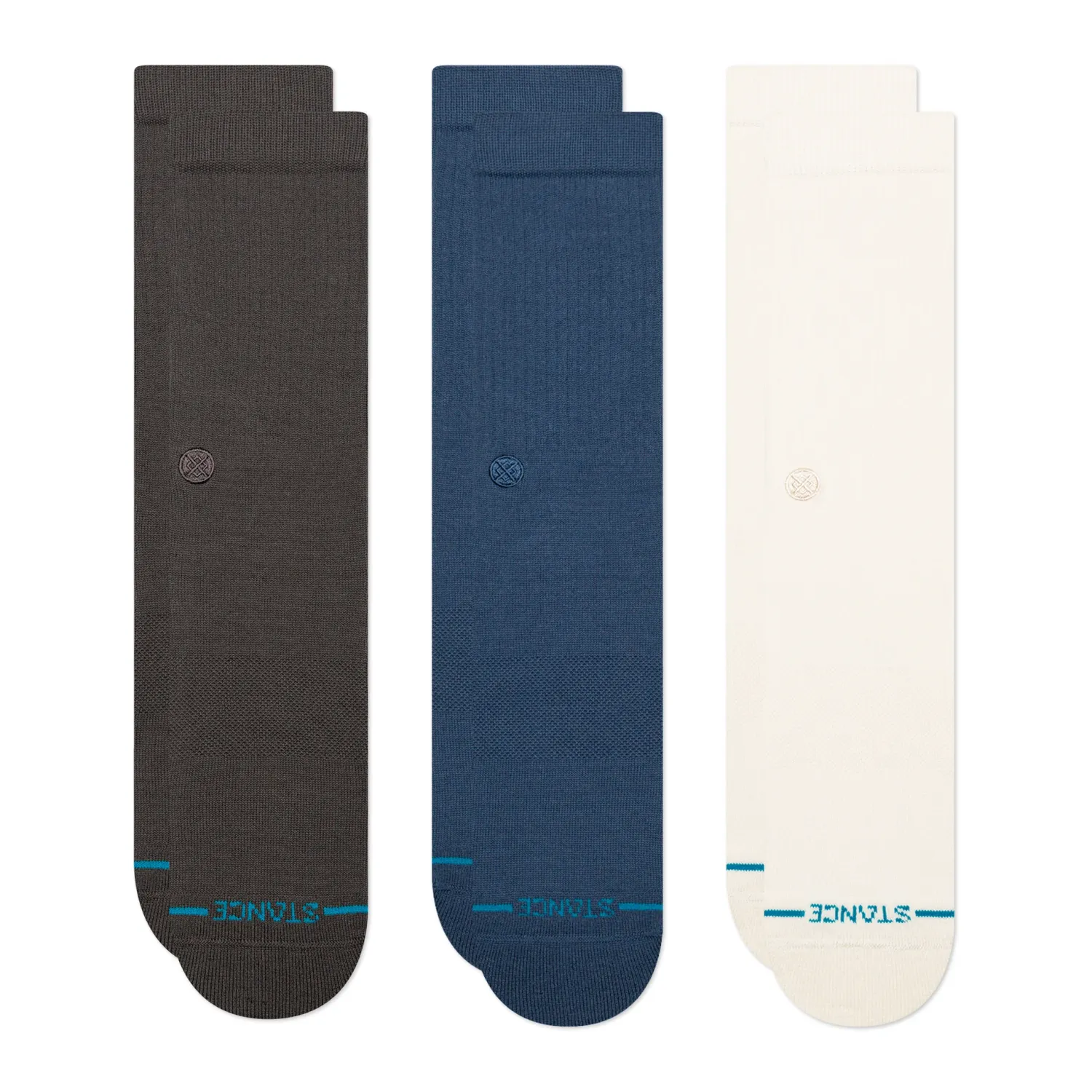 STANCE ICON 3-PACK CREW SOCKS