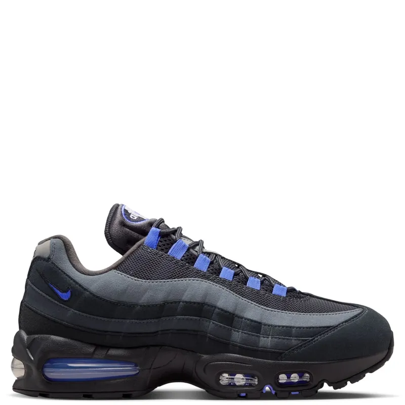 Nike Air Max 95 Big Bubble OG medial side view with gradient grey panels and black midsole
