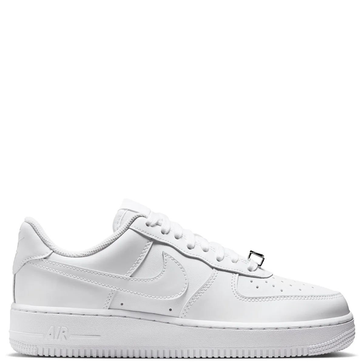 Nike Women’s Air Force 1 ’07 medial side view with tonal stitching and minimalist design