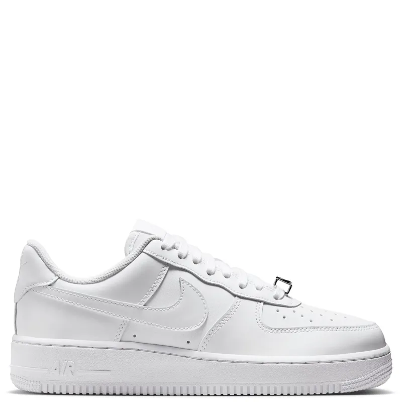 Nike Women’s Air Force 1 ’07 medial side view with tonal stitching and minimalist design