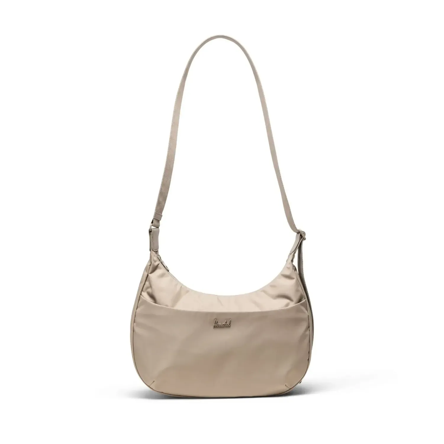 Herschel Yara shoulder bag in vintage khaki with adjustable strap and metal logo