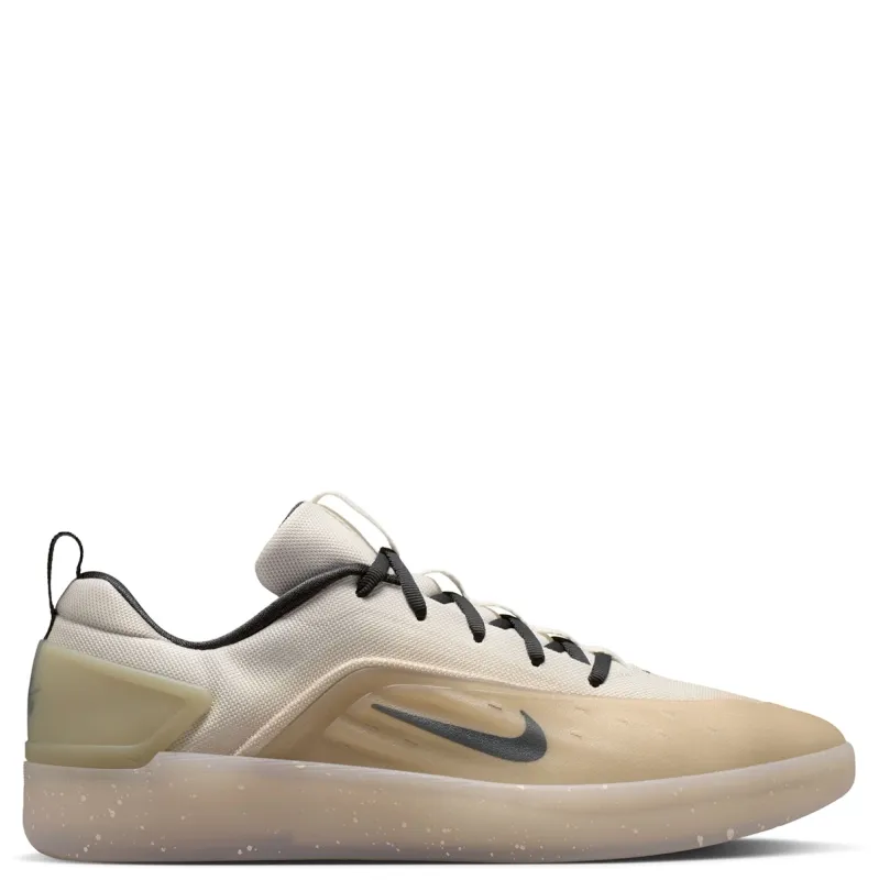 Medial side view showcasing sculpted midsole and heel clip support