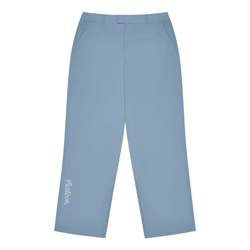Flat front product shot of Malbon Golf Magnolia Pant in Windward Blue

