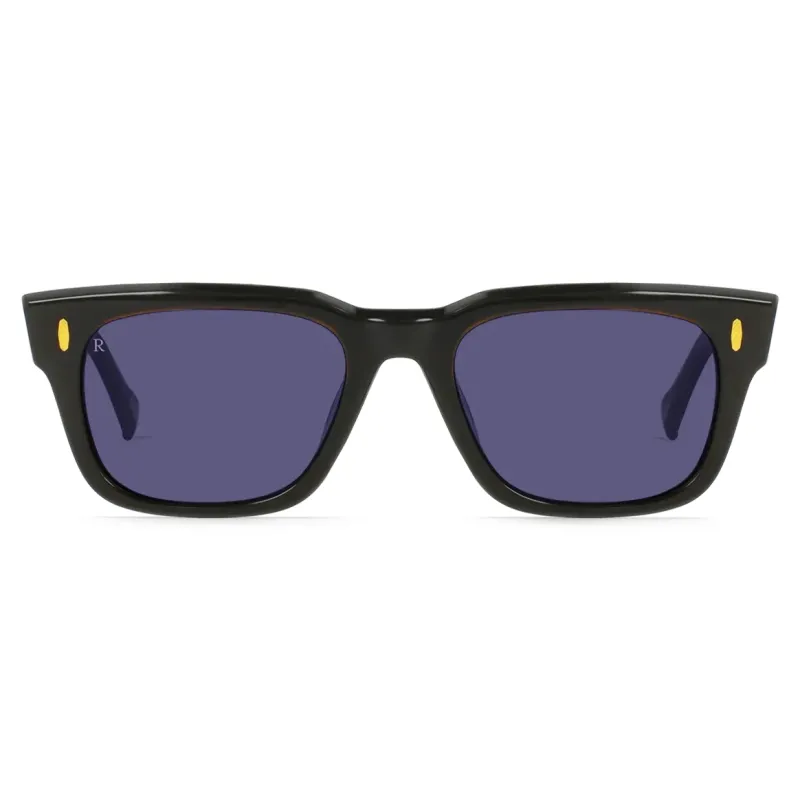 Front view of RAEN Conway sunglasses featuring Nova lenses and a rectangular silhouette.