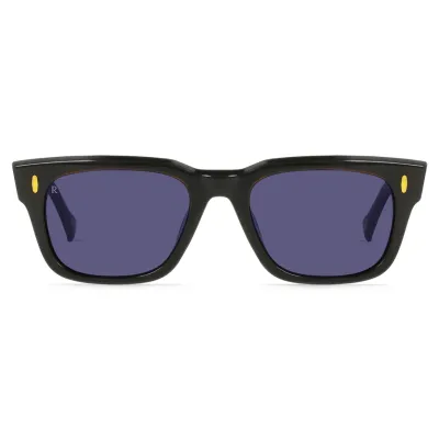 Front view of RAEN Conway sunglasses featuring Nova lenses and a rectangular silhouette.