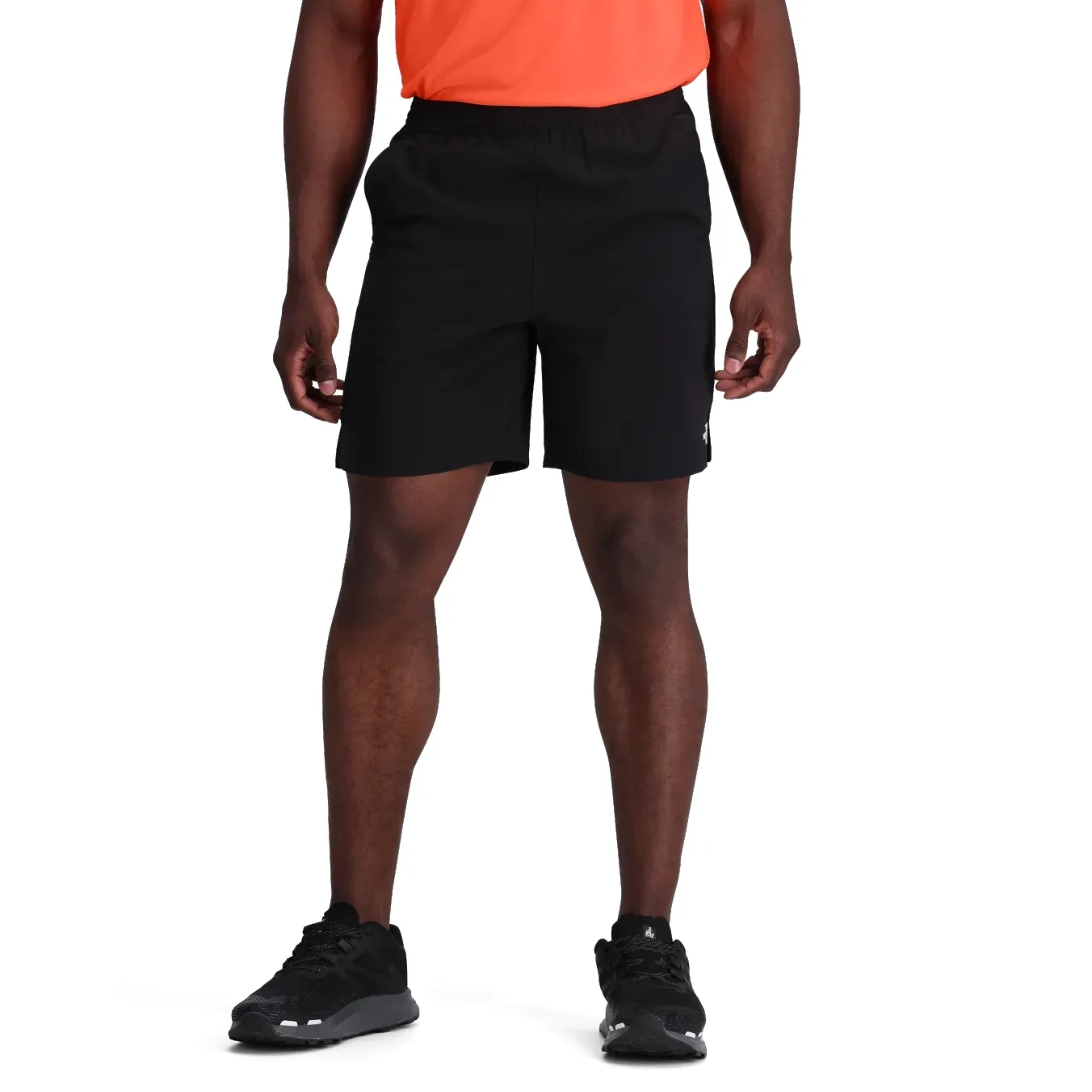 Front view of The North Face Wander 2.0 Short in black