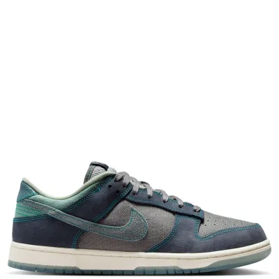 Full side view of Nike Dunk Low Retro SE with translucent outsole
