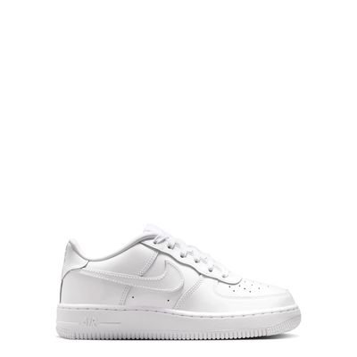 Medial side profile of Nike Air Force 1 GS Patent Leather sneaker