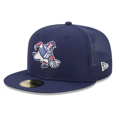New Era Milwaukee Brewers 2026 City Connect 59FIFTY fitted hat in navy with retro mascot logo