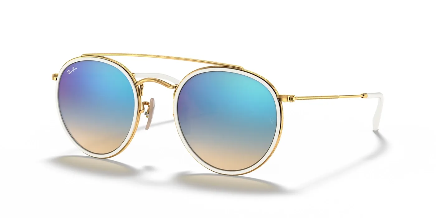 RAY-BAN ROUND DOUBLE BRIDGE SUNGLASSES