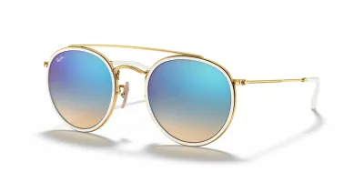 RAY-BAN ROUND DOUBLE BRIDGE SUNGLASSES