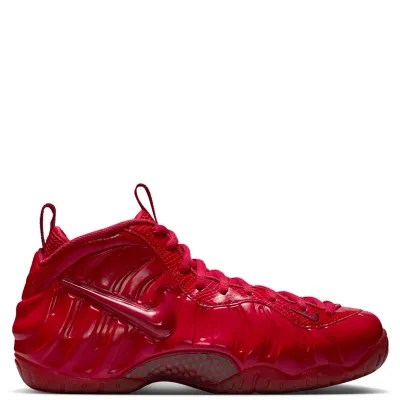 Medial side profile of the Nike Air Foamposite Pro Red October.