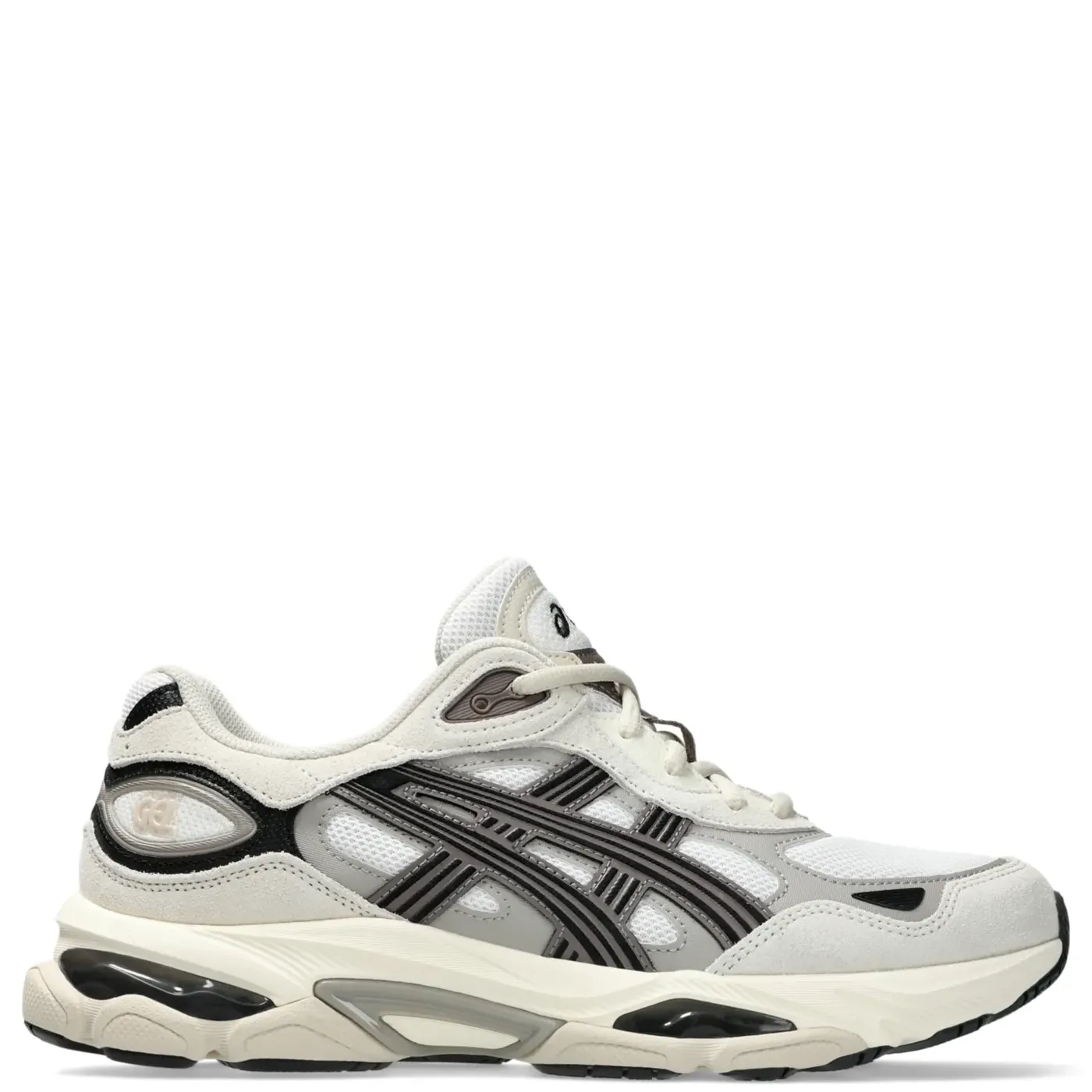 Right side profile of ASICS GEL-NYC 2.0 displaying heritage running aesthetics with modern lifestyle tooling.