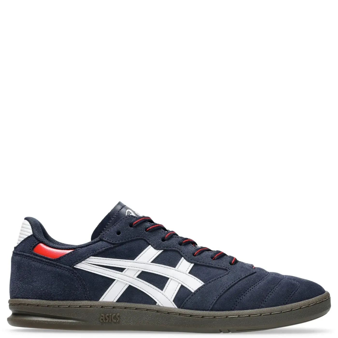 Right side profile of ASICS LEGGEREZZA ST featuring premium suede overlays, low-profile sole, and heritage design details.