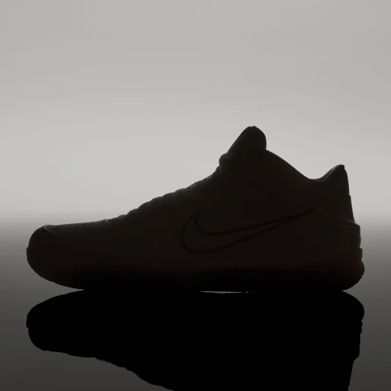 Shadowed side profile of Nike Kobe 4 Protro Draft Pack sneaker.