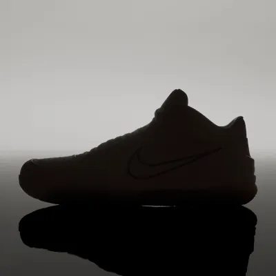 Shadowed side profile of Nike Kobe 4 Protro Draft Pack sneaker.