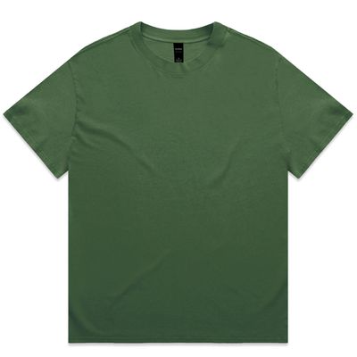 ASColour Heavy Faded Tee in forest shown from the front with a relaxed fit and clean minimalist design.