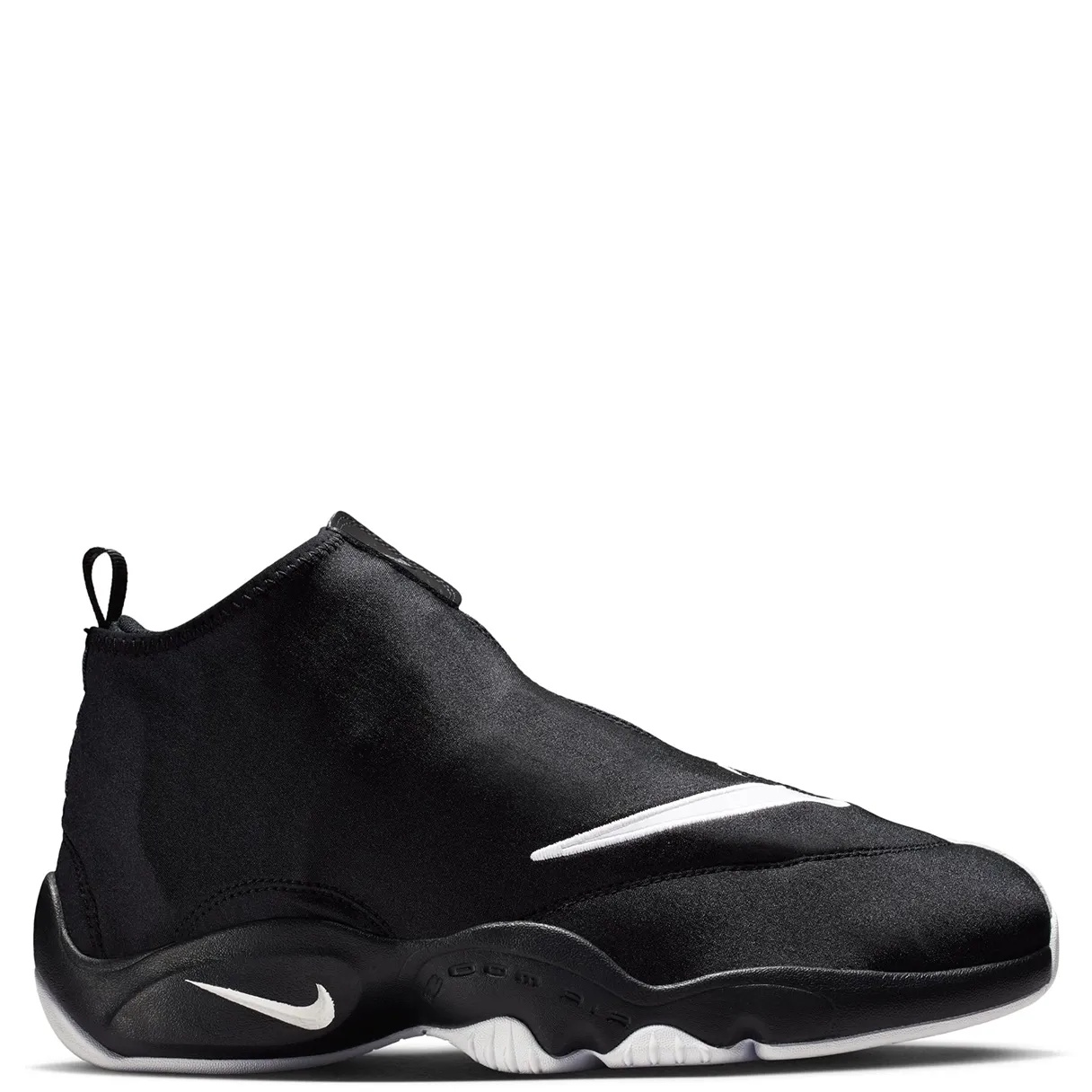 Medial side view of Nike Air Zoom Flight The Glove highlighting minimalist upper and Zoom Air midsole.