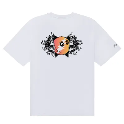 Back view of Malbon Golf Grateful Dead Bermuda Foundation Tee with oversized graphic