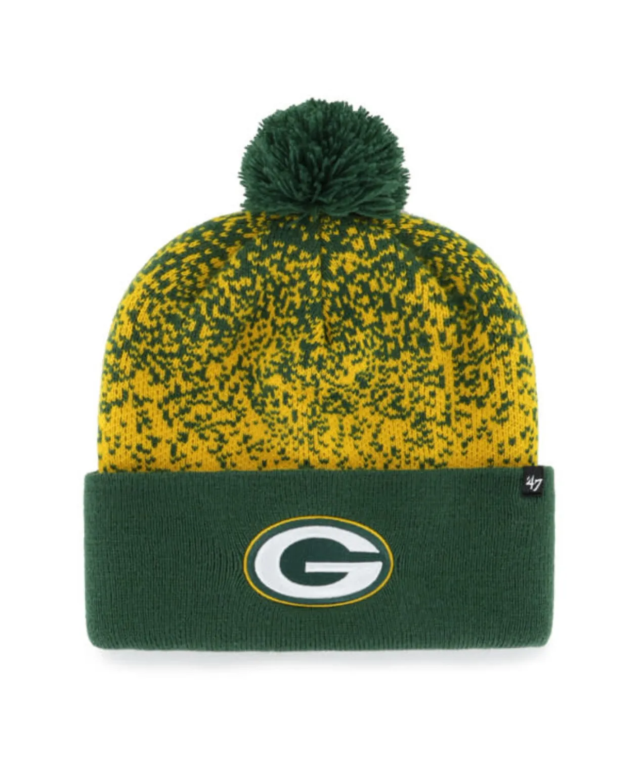 '47 BRAND GREEN BAY PACKERS FIZZLE CUFF KNIT BEANIE