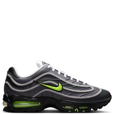 Medial side view of Nike Air Max Joga Bonito with sculpted upper and black foam midsole.