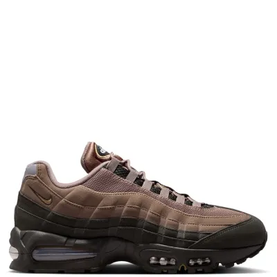 Medial side profile of Nike Air Max 95 Big Bubble OG with anatomical-inspired panel design.