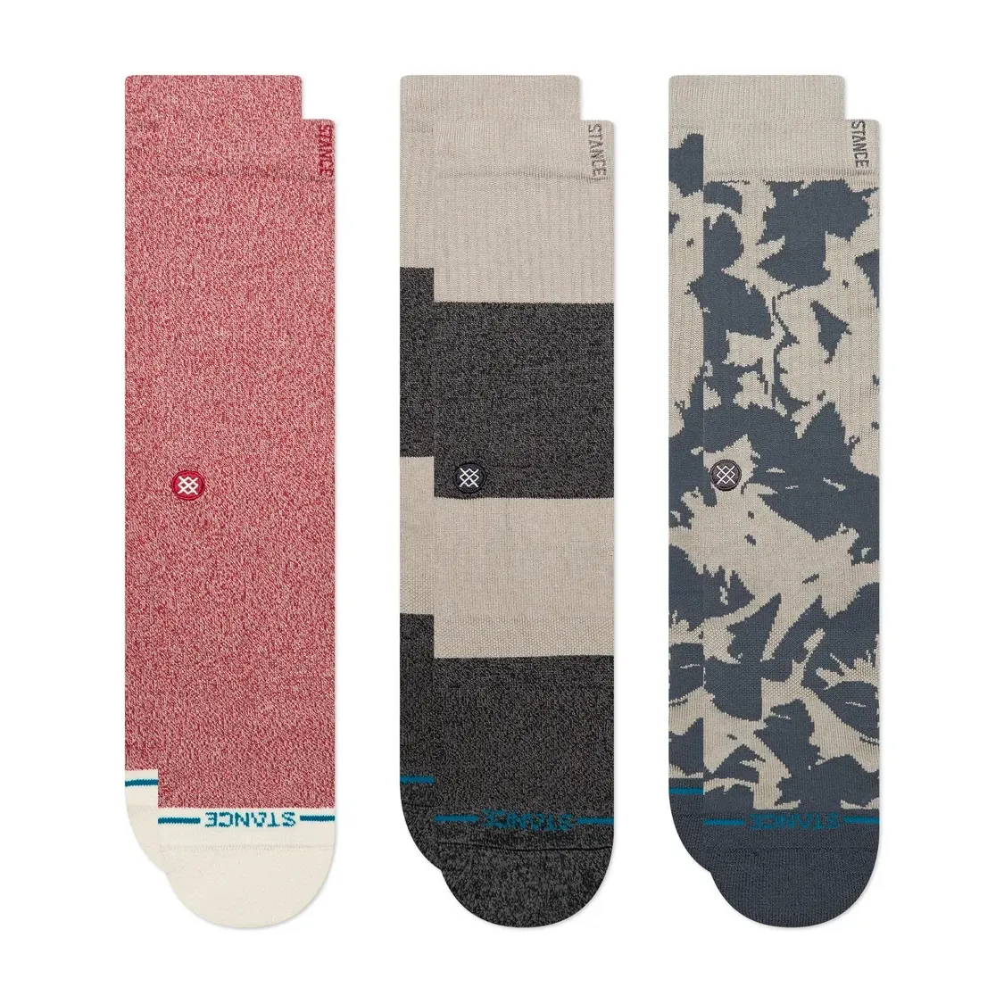 STANCE BRUTUS BUTTER BLEND™ CREW SOCKS 3-PACK