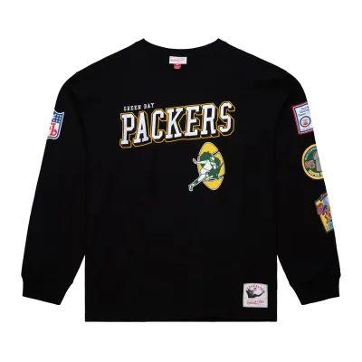 MITCHELL &amp; NESS GREEN BAY PACKERS TRAINING CAMP LONG SLEEVE TEE SHIRT