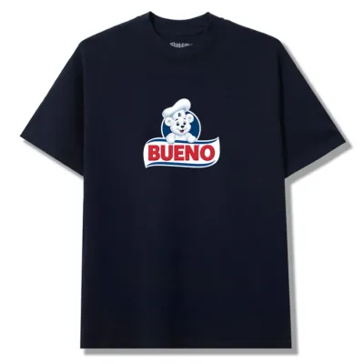 Navy Bueno Bimbo heavyweight cotton T-shirt with a short-sleeve crewneck silhouette.