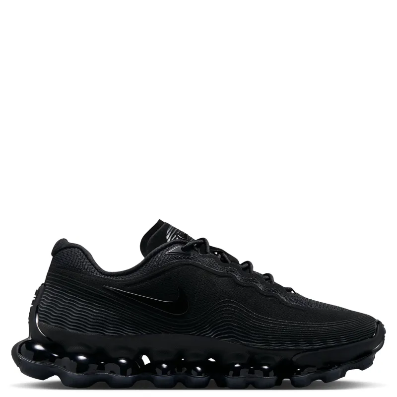 Opposite side view of the Nike Air Liquid Max showing the rippled upper and visible Air units