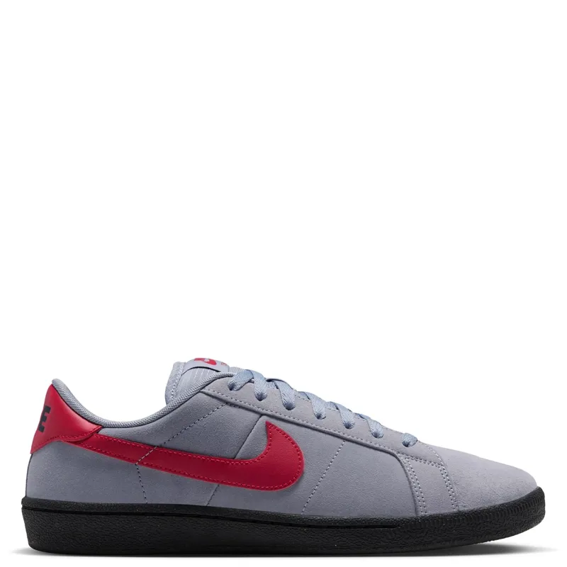 Opposite side view of Nike SB Zoom Tennis Classic showing a red Swoosh and low-cut profile.