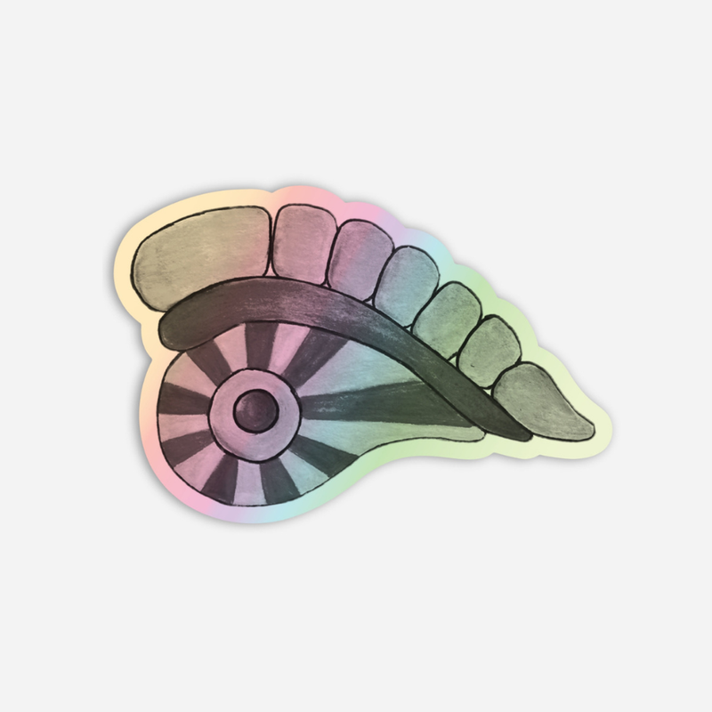 Luzzu Eye Holographic Sticker