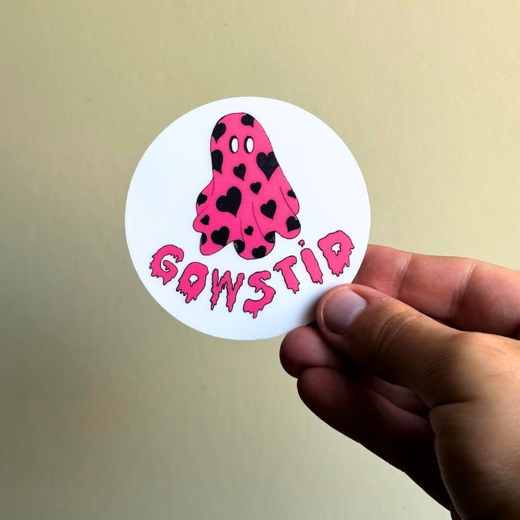 Gowstid Clear &amp; Glitter Stickers