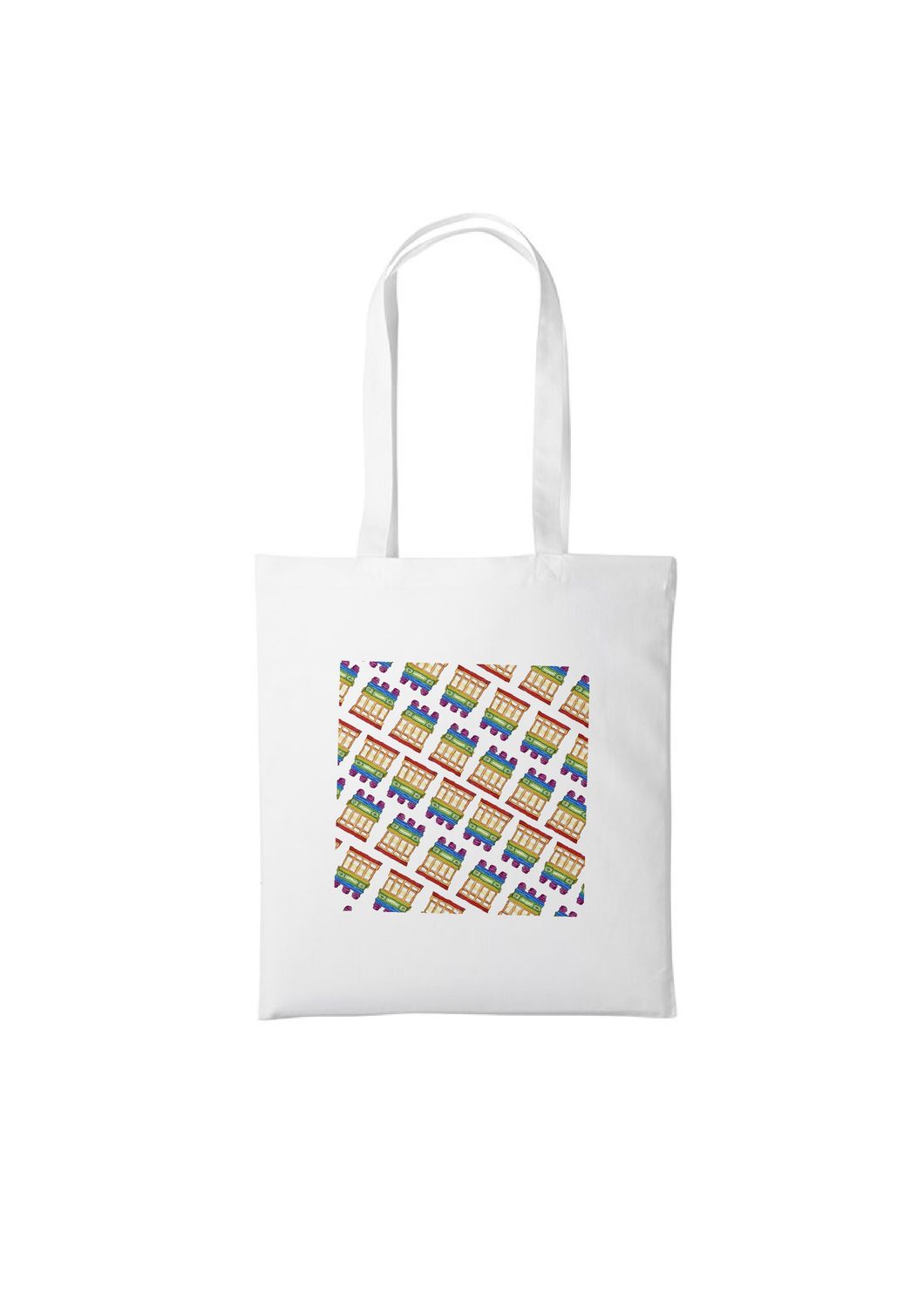 Rainbow Balcony Tote Bag