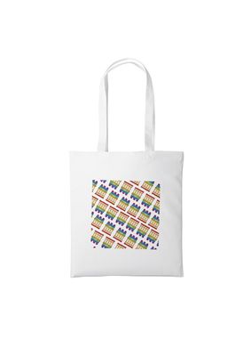 Rainbow Balcony Tote Bag