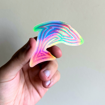 Rainbow &amp; Trans Dolphin Stickers