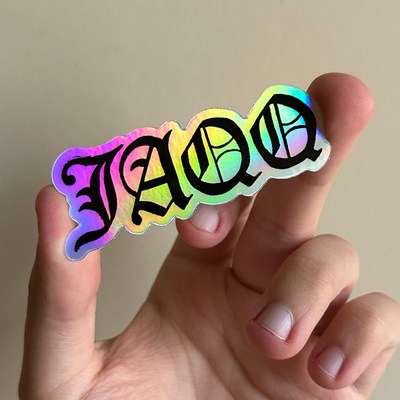 JAQQ Holographic Sticker