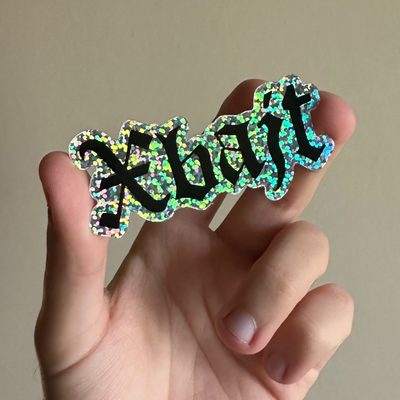 Xbajt Glitter Sticker