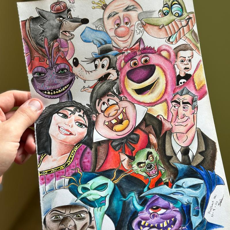 Disney &amp; Pixar Villain Illustrations