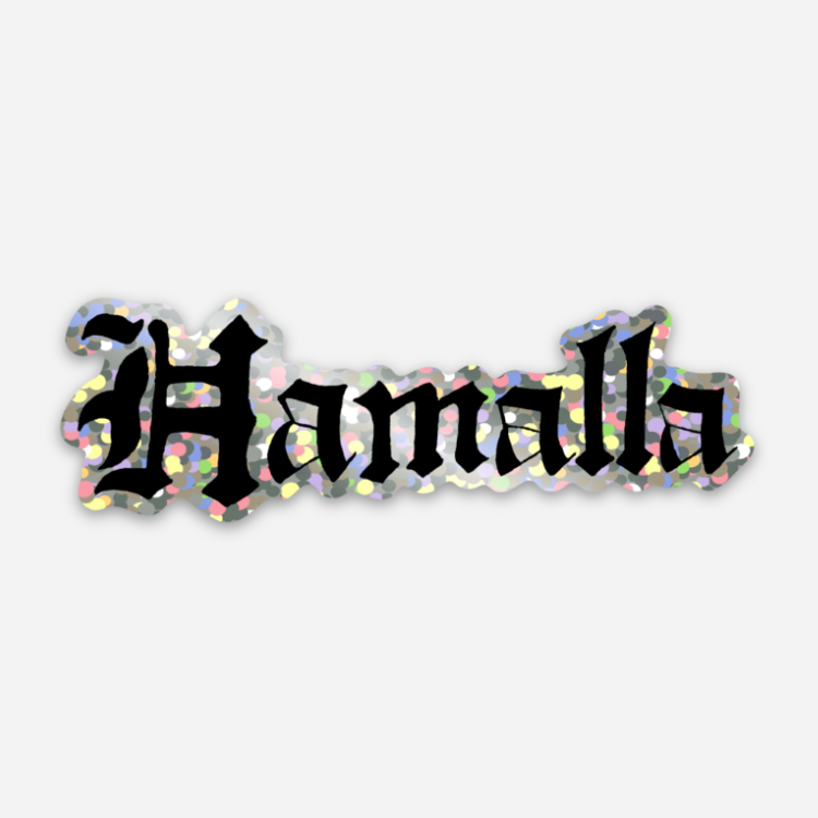 Ħamalla Glitter Sticker