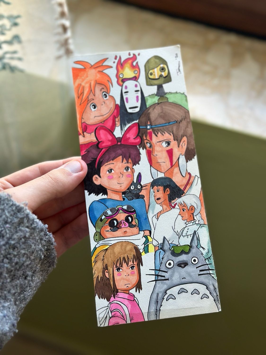 Studio Ghibli Bookmark