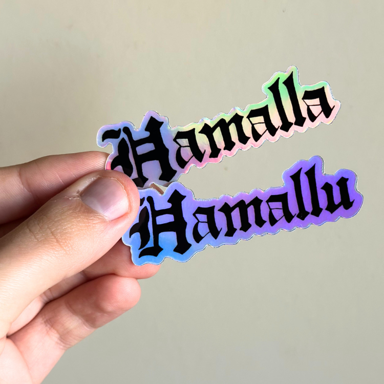 Ħamalla &amp; Ħamallu Holographic Stickers